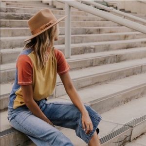 Roolee color block tee